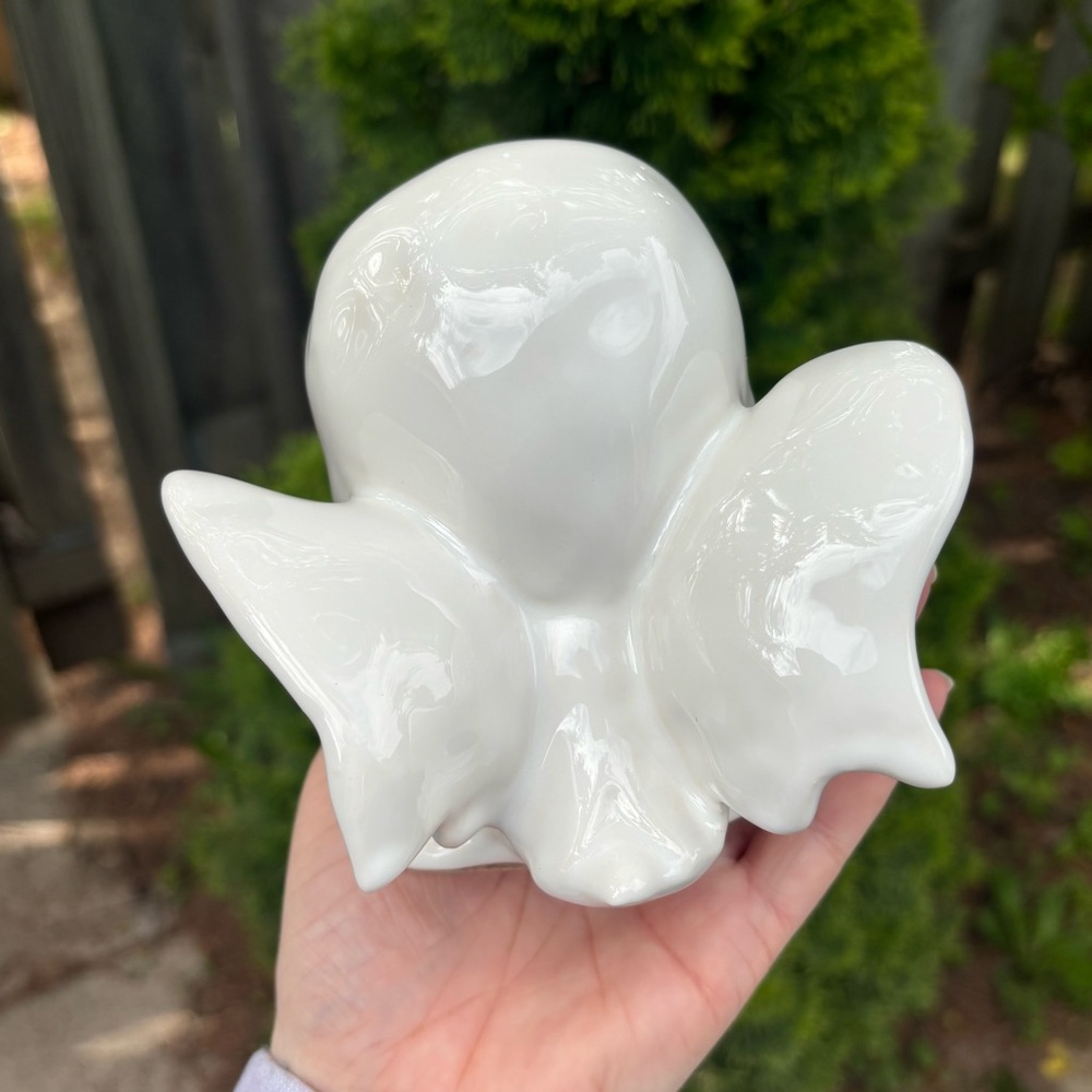 “The Collectables” Made In Canada Canadiana Pottery Ceramic White Owl - Picture 6 of 10